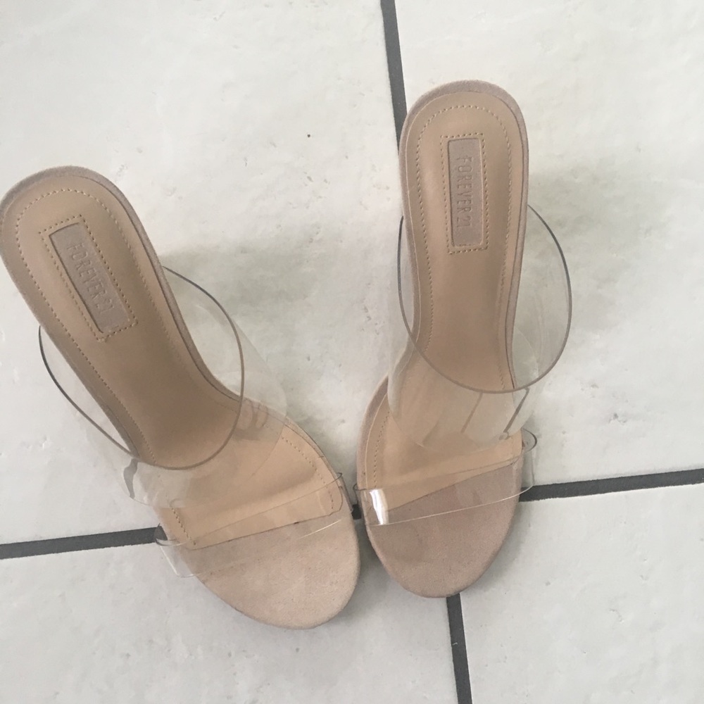 Lucite Platform Heels